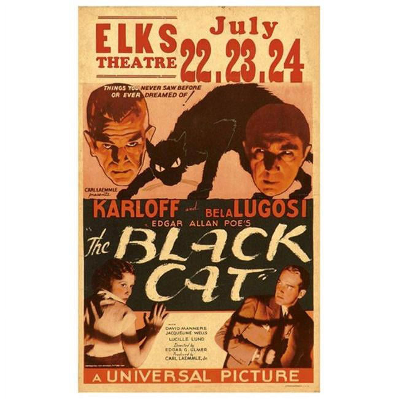 Posterazzi The Black Cat C.1934 Movie Poster - 11 x 17 in. - Walmart.com