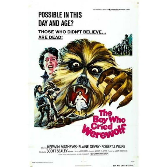 Posterazzi The Boy Who Cried Werewolf Movie Poster - 27 x 40 in.