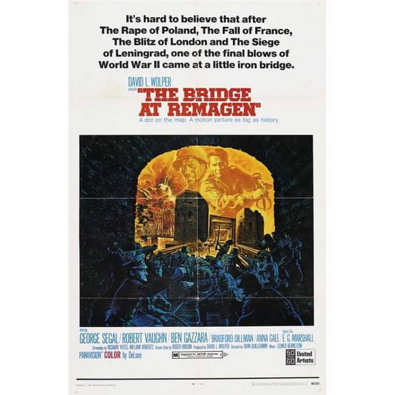 Posterazzi  The Bridge at Remagen Movie Poster
