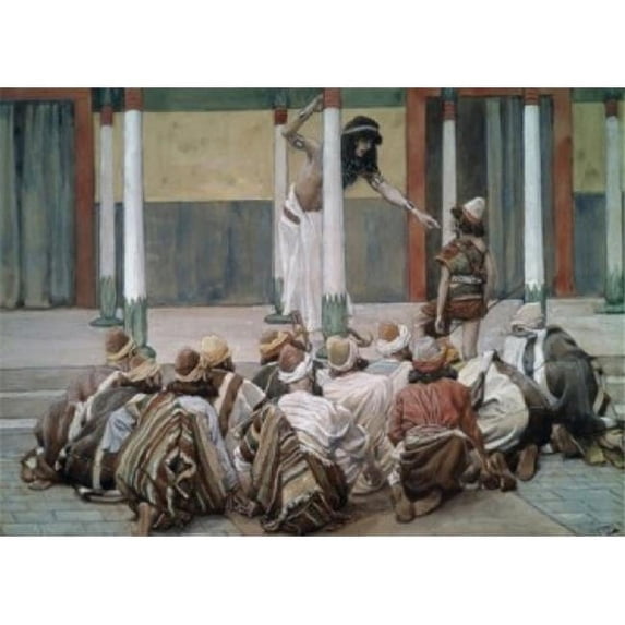 Posterazzi  The Brothers of Joseph James Tissot 1836-1902 French Watercolor Jewish Museum New York Poster Print