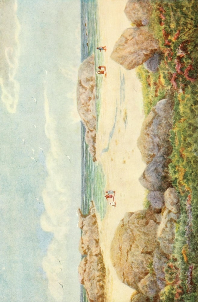 Posterazzi The Cape Peninsula 1910 Camps Bay on the Victoria Road Canvas Art - Wilhelm Westhofen (24 x 36)