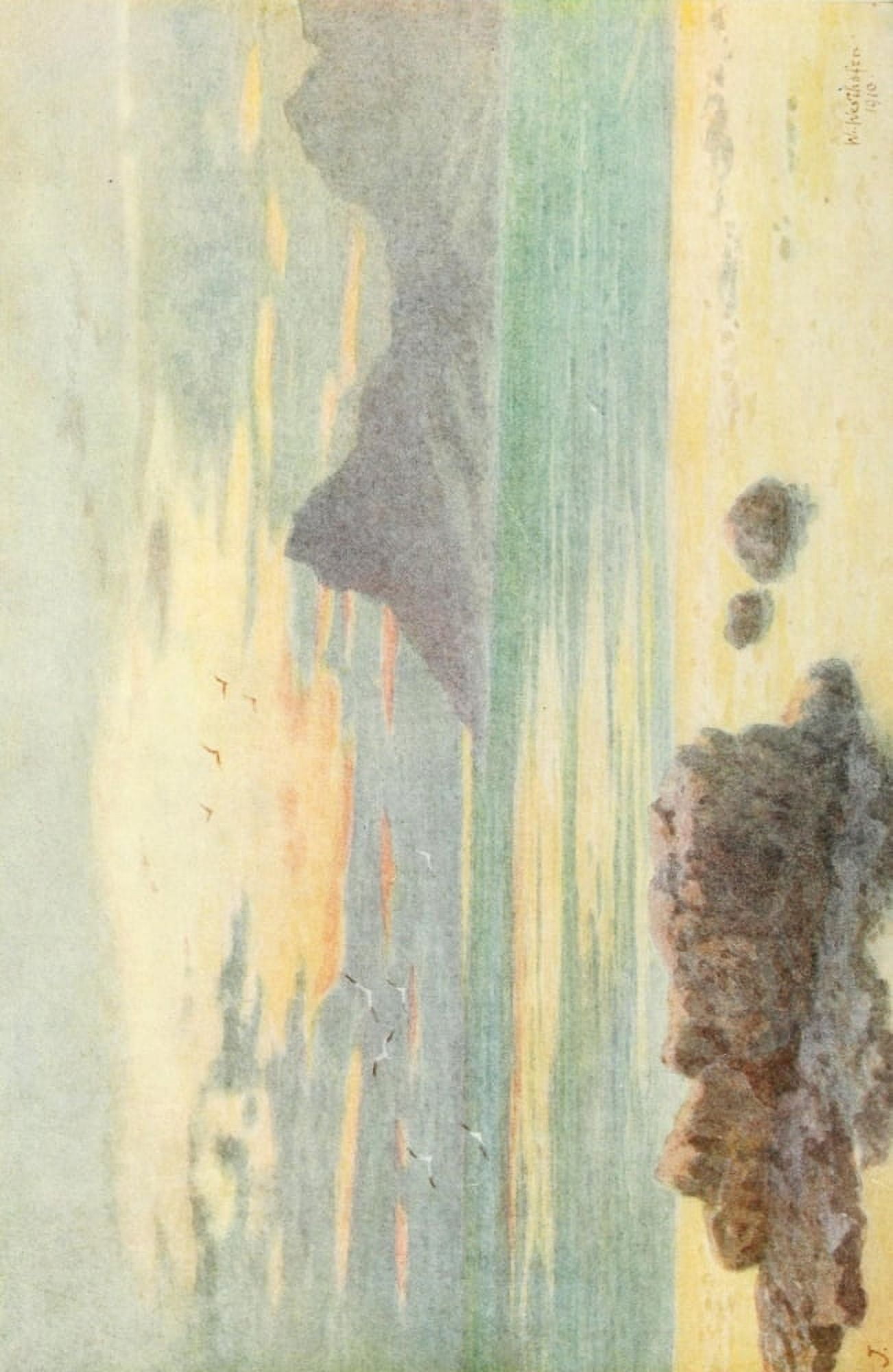 Posterazzi The Cape Peninsula 1910 Hout Bay & Hangberg Canvas Art - Wilhelm Westhofen (24 x 36)