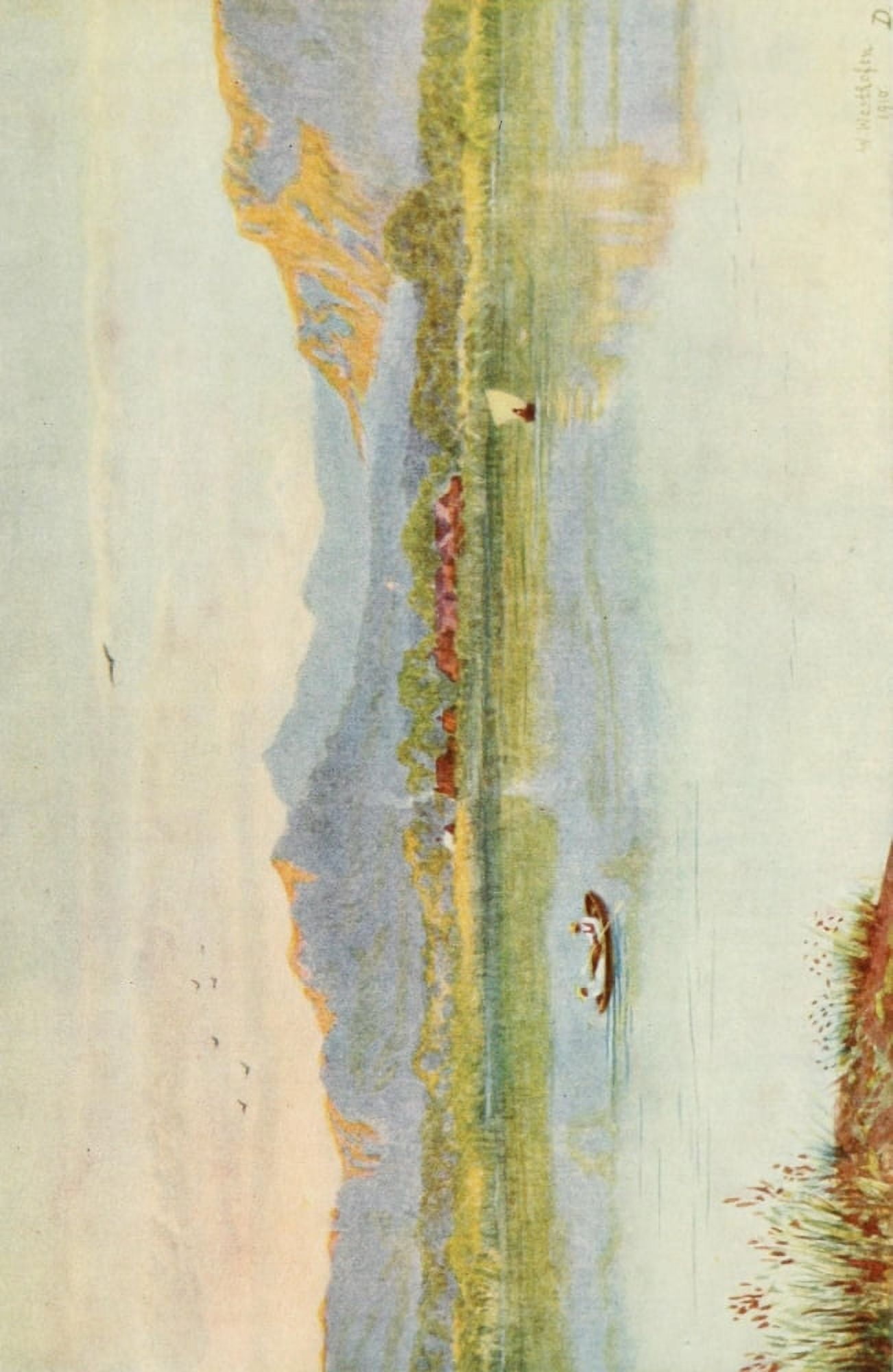 Posterazzi The Cape Peninsula 1910 Lakeside looking towards Constantia Canvas Art - Wilhelm Westhofen (24 x 36)