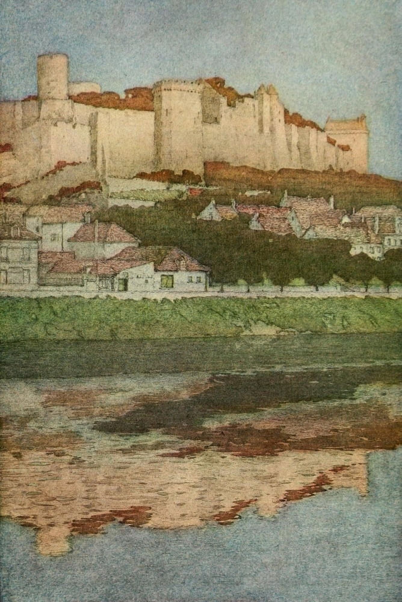 Posterazzi The Century Magazine 1905 Chinon Canvas Art - Jules Guerin (24 x 36)