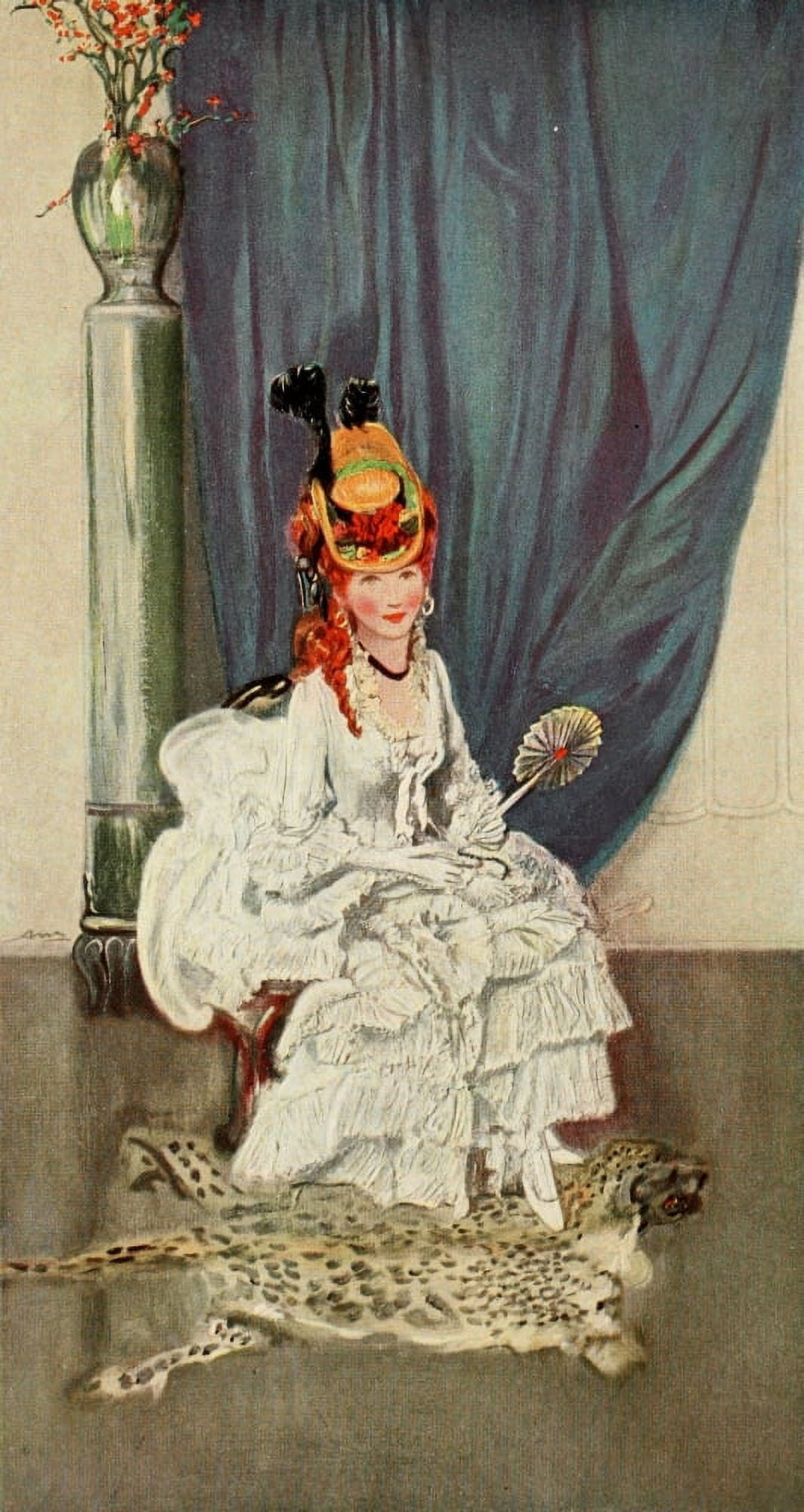 Posterazzi The Century Magazine 93 1917 Lady of the 1870s Canvas Art - Anna Whelan Betts (24 x 36)
