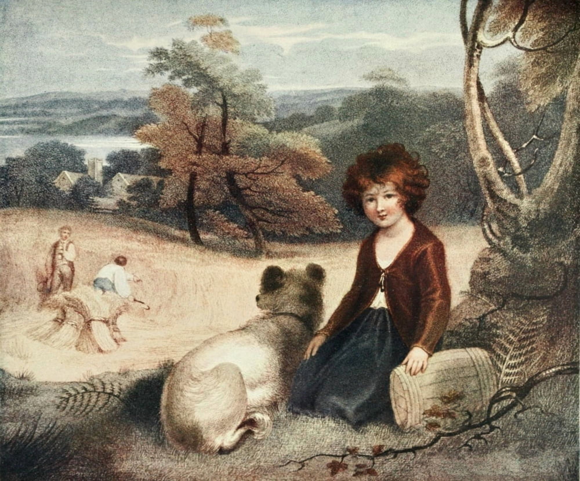 Posterazzi The Connoisseur 34 1912 The Reapers Child Canvas Art - M Bovi (24 x 36)