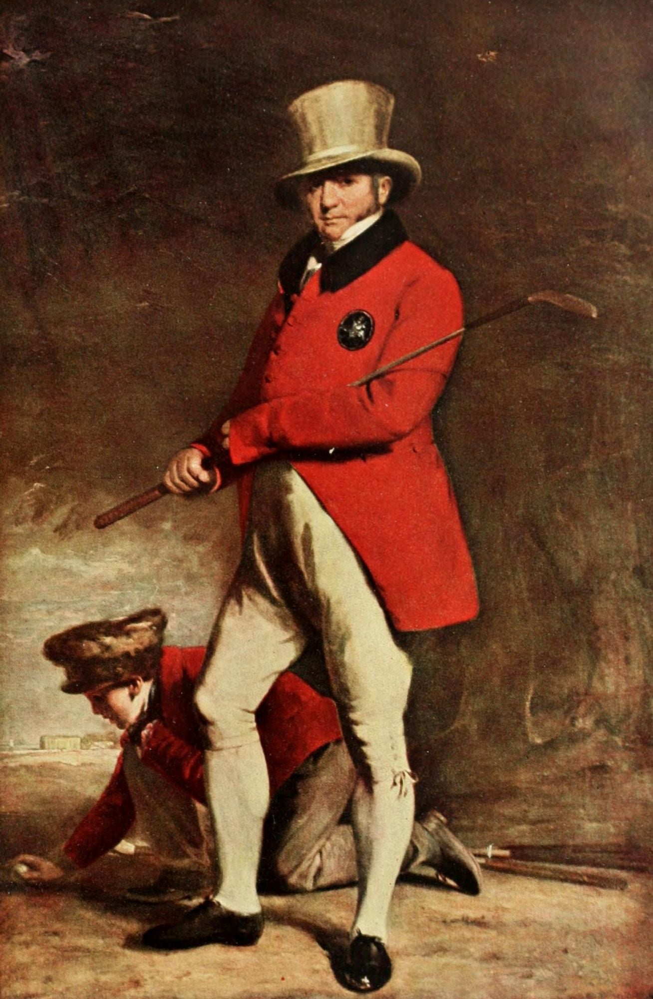 Posterazzi The Connoisseur 37 1913 John Taylor Golfer Canvas Art - Henry Raeburn (24 x 36)