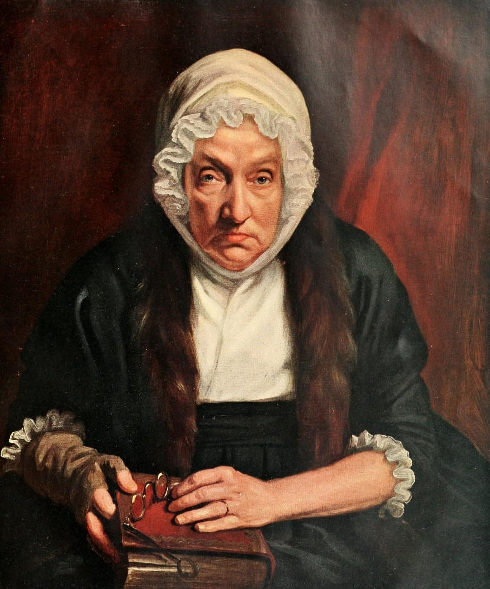 Posterazzi The Connoisseur 40 1914 Mrs Bushell Canvas Art - Henry Raeburn (24 x 36)