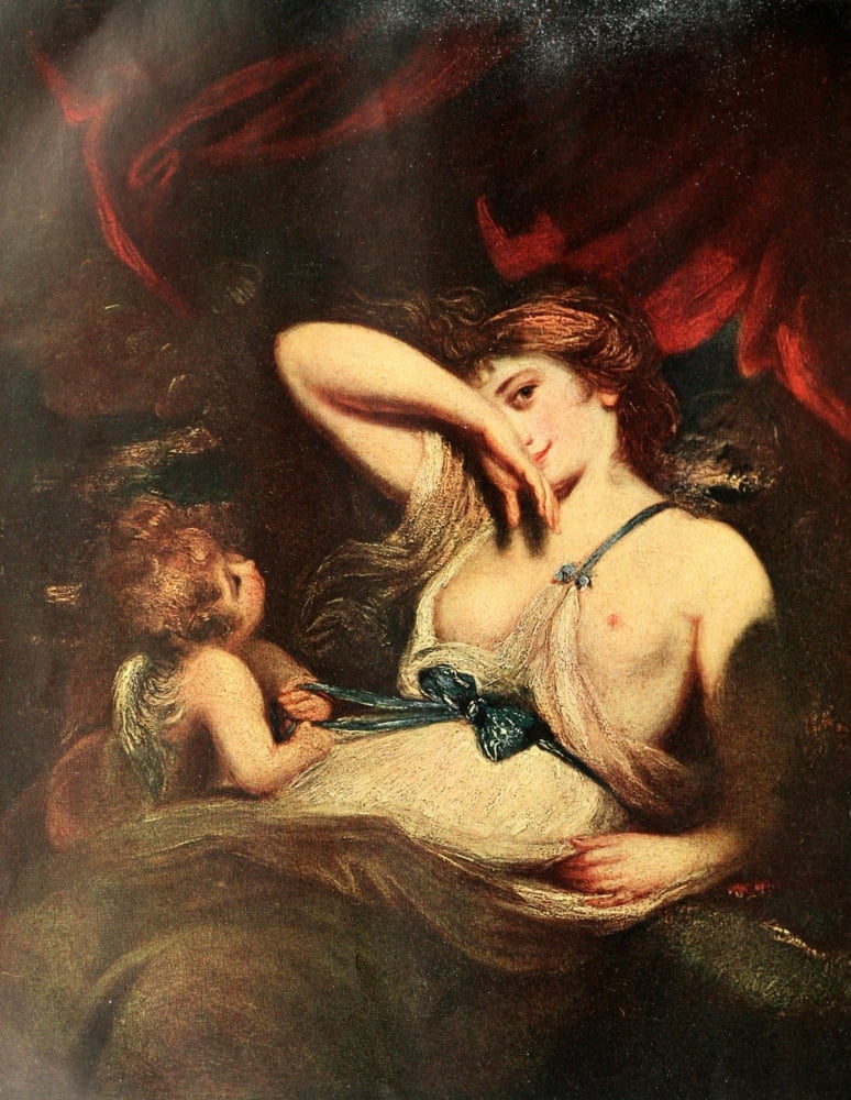 Posterazzi The Connoisseur 40 1914 The Snake in the Grass Canvas Art - John Raphael Smith (24 x 36)