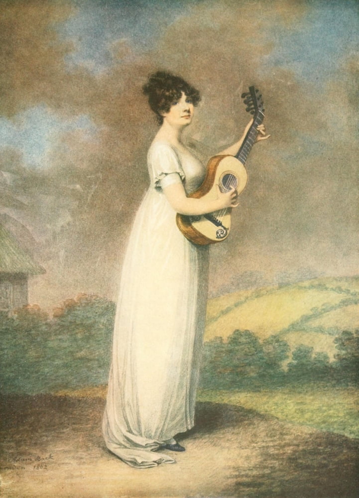 Posterazzi The Connoisseur 48 1917 Mrs Mountain Canvas Art - Adam Buck (24 x 36)