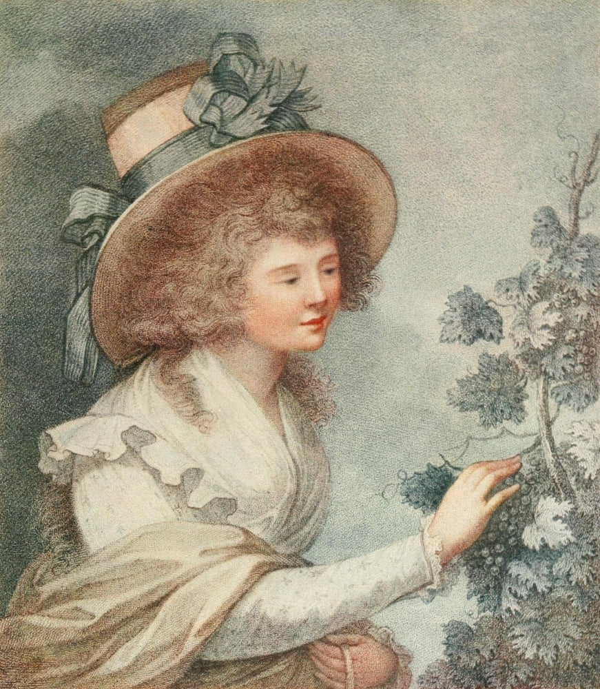 Posterazzi The Connoisseur 53 1919 Autumn Canvas Art - Richard Westall (24 x 36)
