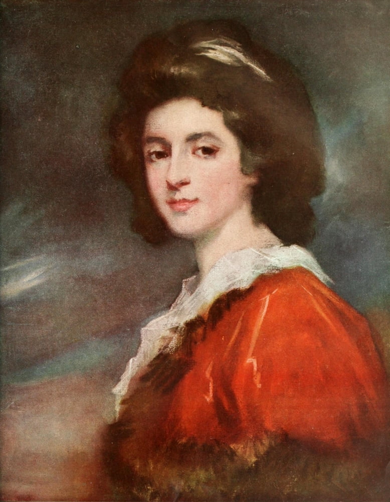 Posterazzi The Connoisseur 53 1919 Miss Stanford Canvas Art - Peter Romney (24 x 36)