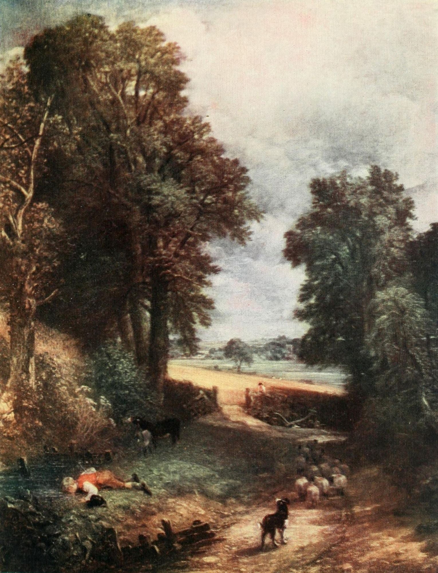 Posterazzi The Cornfield Constable 1909 Canvas Art - John Constable (24 x 36)