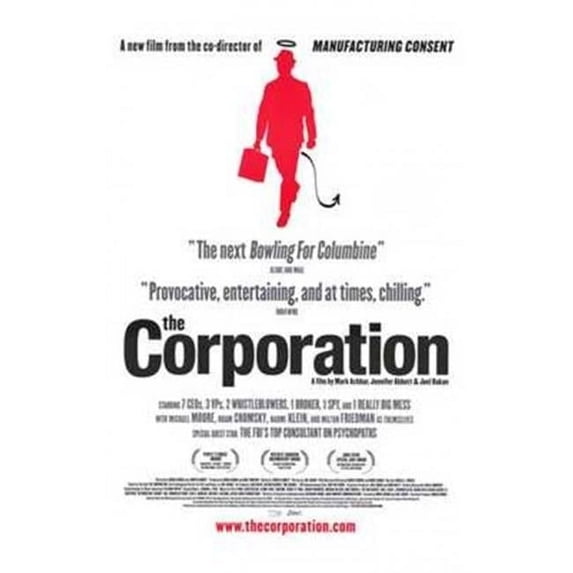 Posterazzi The Corporation Movie Poster - 11 x 17 in.