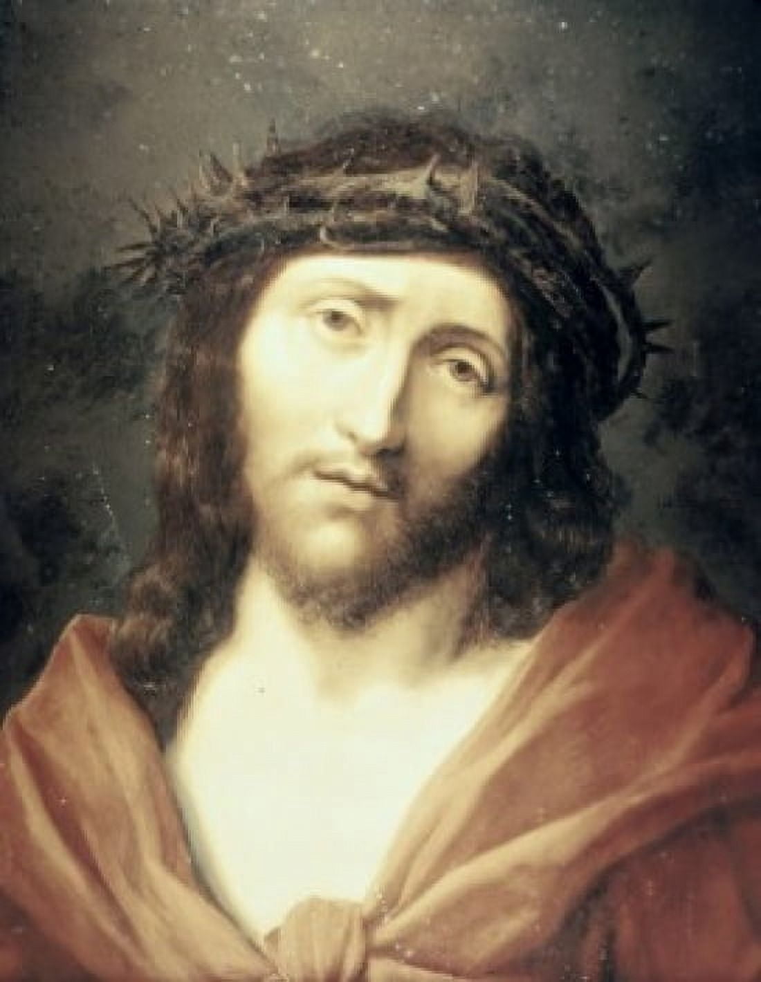Posterazzi The Crown of Thorns Carlo Dolci (1616-1686 Italian) Canvas Art - Carlo Dolci (24 x 36)