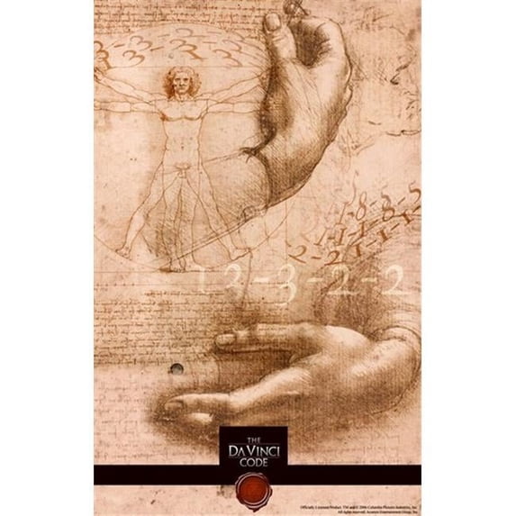 Posterazzi The Da Vinci Code Movie Poster - 11 x 17 in.