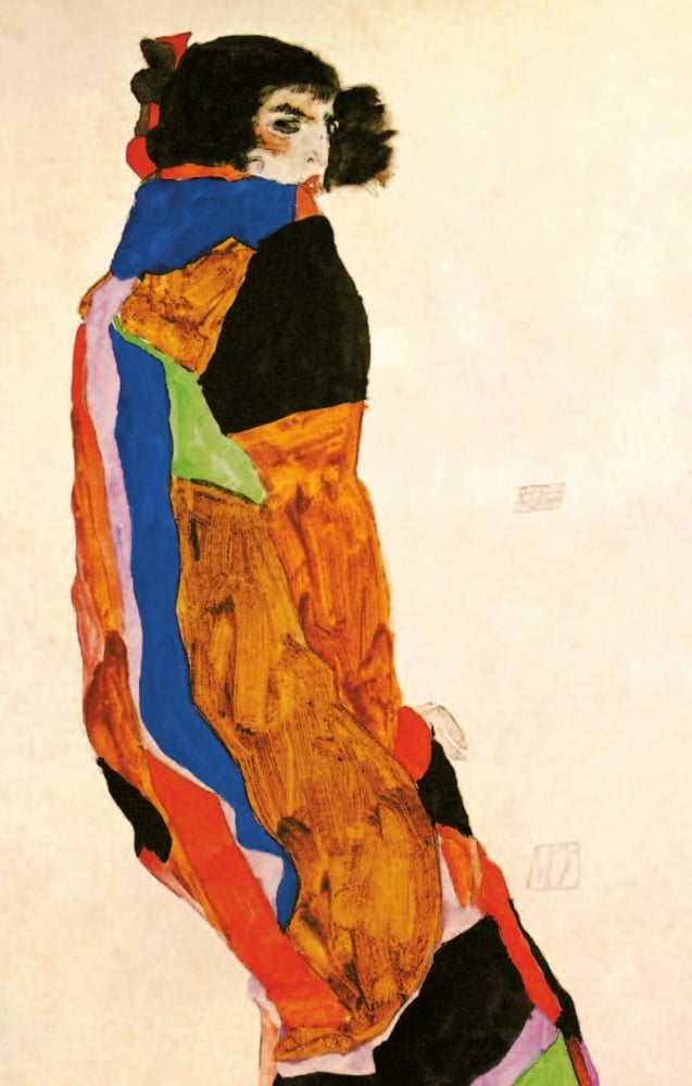 Posterazzi The Dancer Moa 1911 Canvas Art - Egon Schiele (24 x 36)