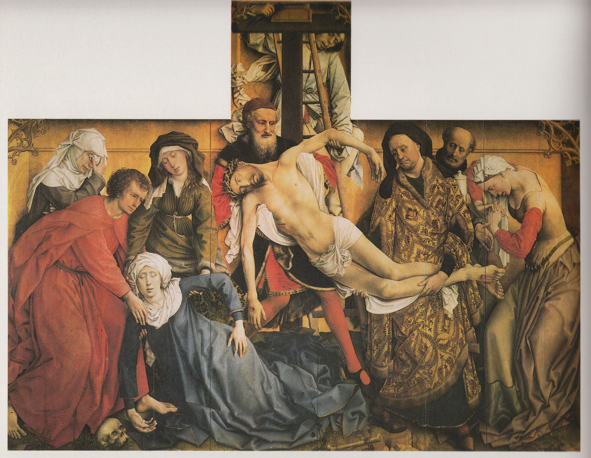 Posterazzi The Deposition or Descent from Cross 1435 Canvas Art - Rogier van der Weyden (24 x 36)