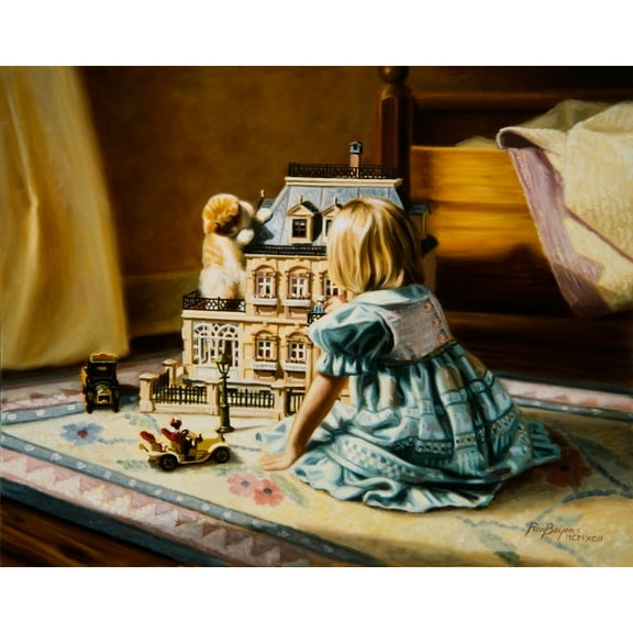 Posterazzi PAIRB011 The Doll House Poster Print by Ron Bayens - 18 x 15 in.