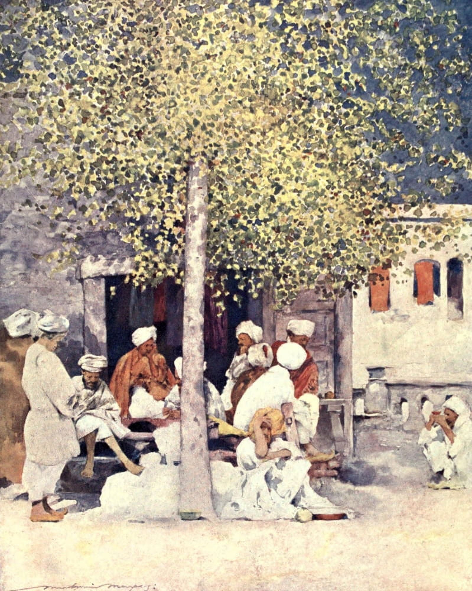 Posterazzi The Durbar 1903 Away from the show Canvas Art - Mortimer Menpes (24 x 36)