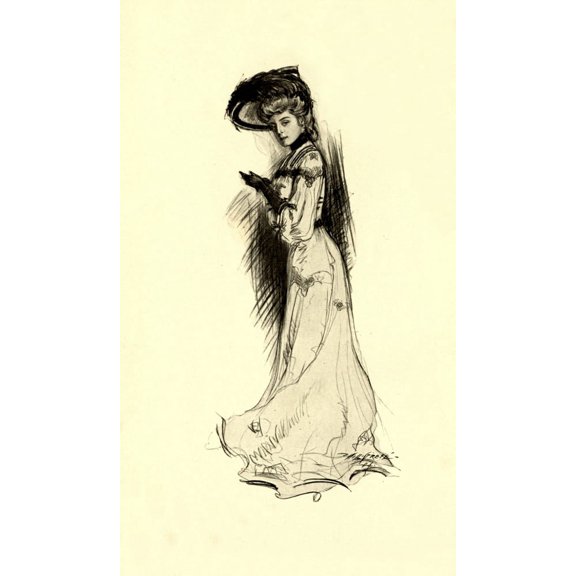 Posterazzi The Eagles Shadow 1904 Margaret Canvas Art - Will Gref (24 x 36)