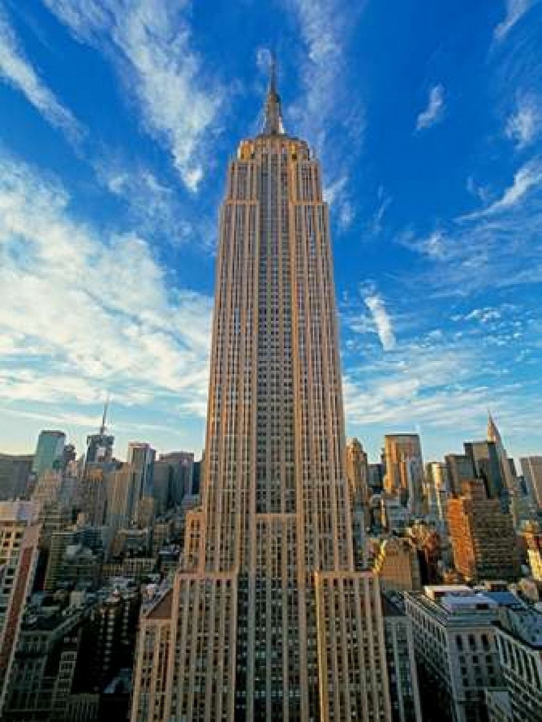 Posterazzi The Empire State Building New York City Canvas Art - Richard Berenholtz (22 x 28)