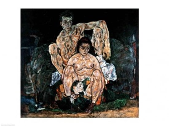 Posterazzi The Family 1918 Canvas Art - Egon Schiele (36 x 24)