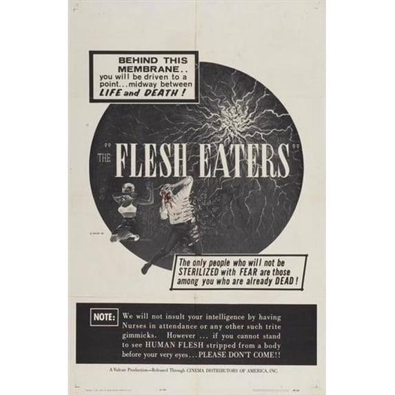 Posterazzi The Flesh Eaters Movie Poster - 27 x 40 in.