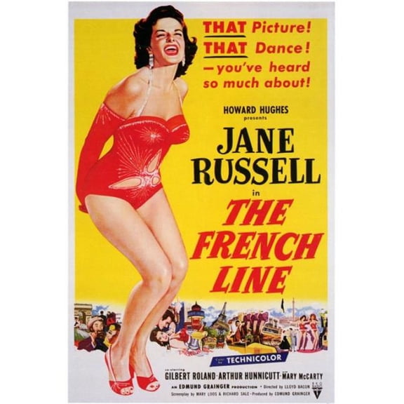 Posterazzi  The French Line Movie Poster - 27 x 40 in.