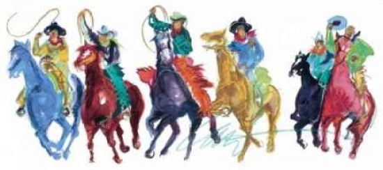 Posterazzi The Gangs All Here Canvas Art - Carrie Fell (24 x 48)