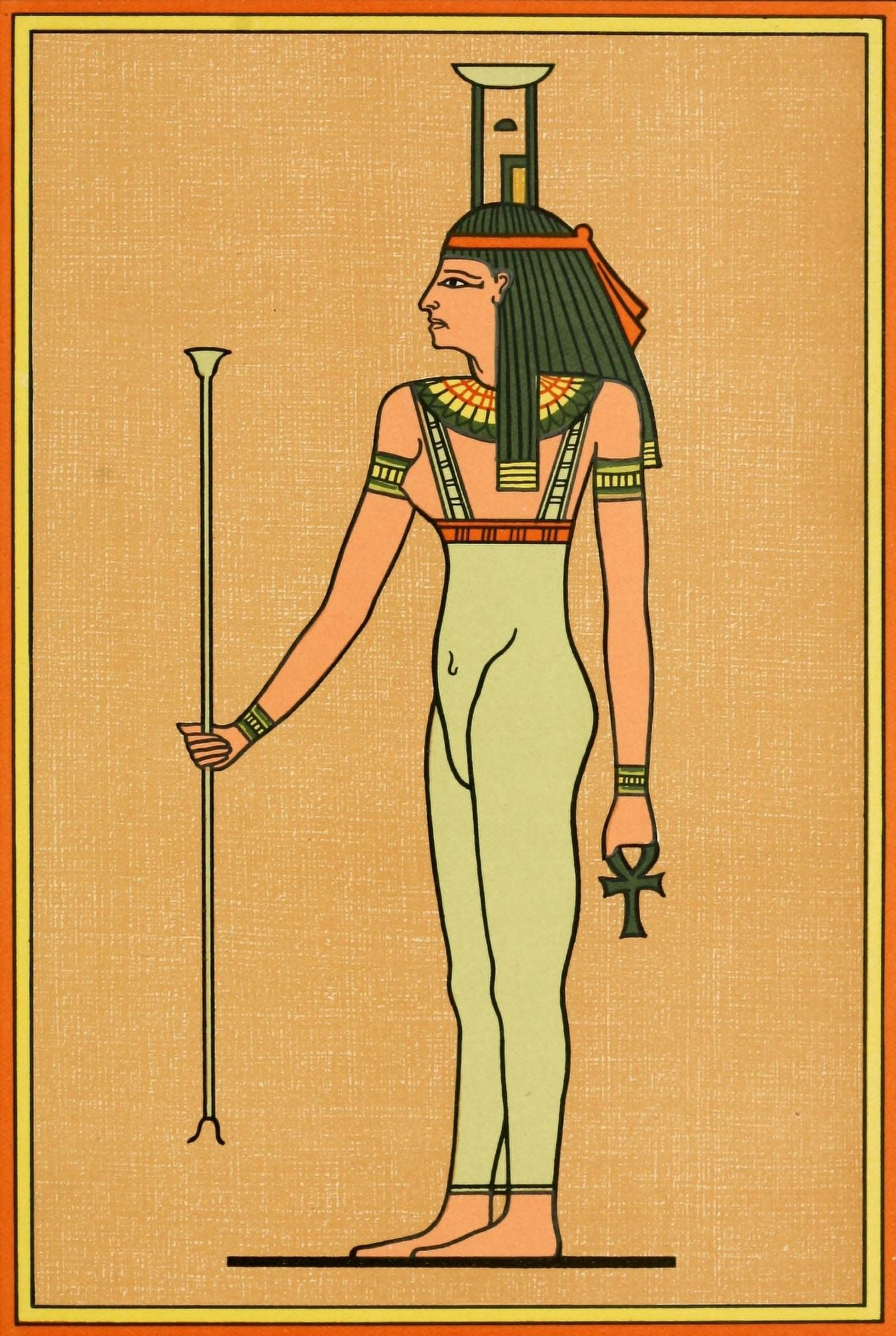 Posterazzi The Gods of the Egyptians 1904 The goddess Nebt-Het Canvas Art - Unknown (24 x 36)