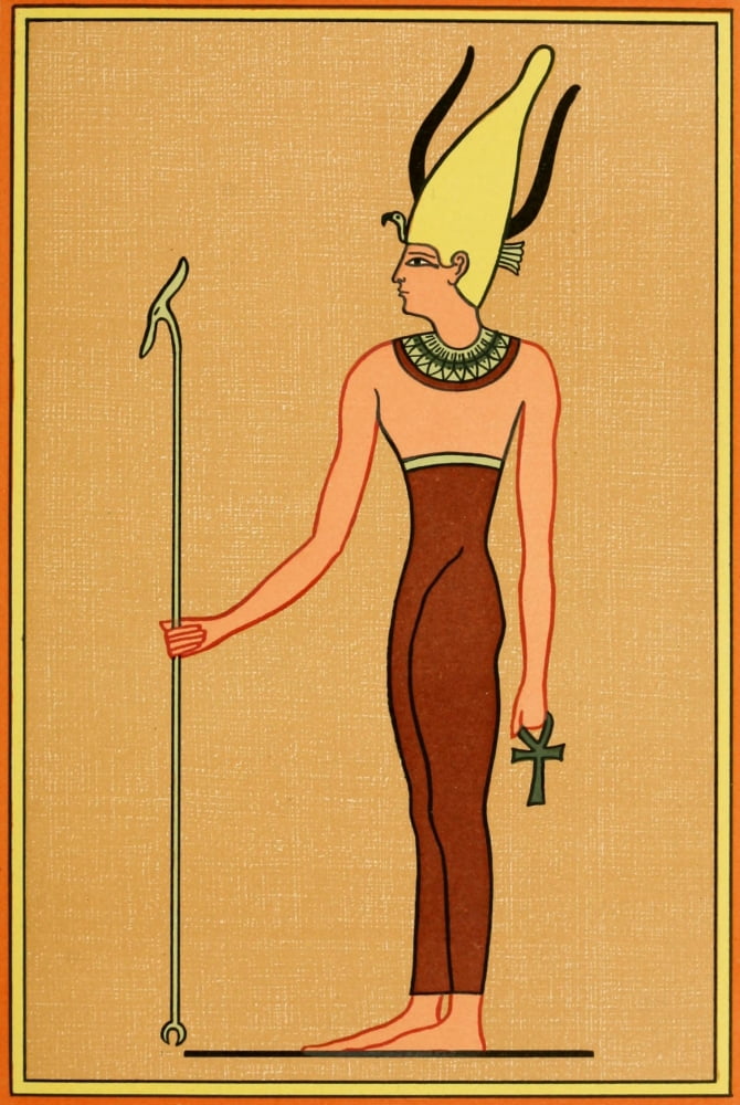 Posterazzi The Gods of the Egyptians 1904 The goddess Sati Canvas Art - Unknown (24 x 36)