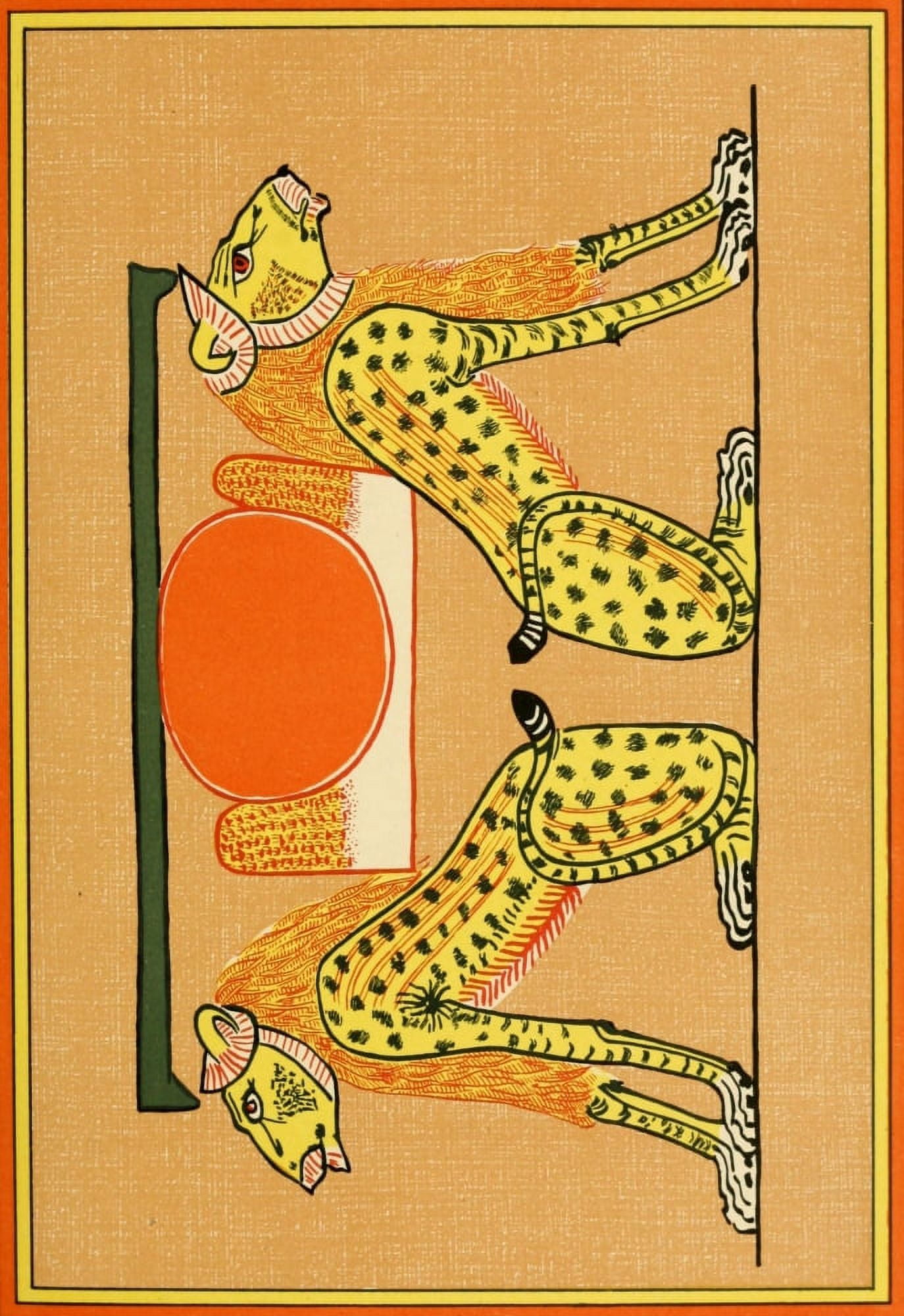 Posterazzi The Gods of the Egyptians 1904 The lion-gods of yesterday & today Canvas Art - Unknown (24 x 36)