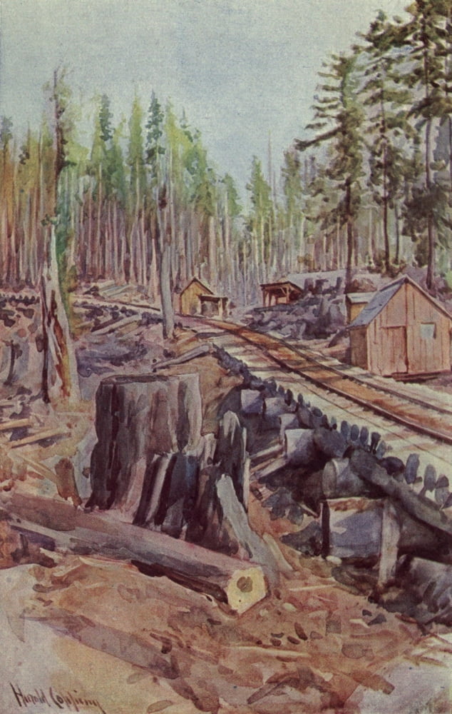 Posterazzi The Golden Land 1912 Camp Canvas Art - H Copping (24 x 36)