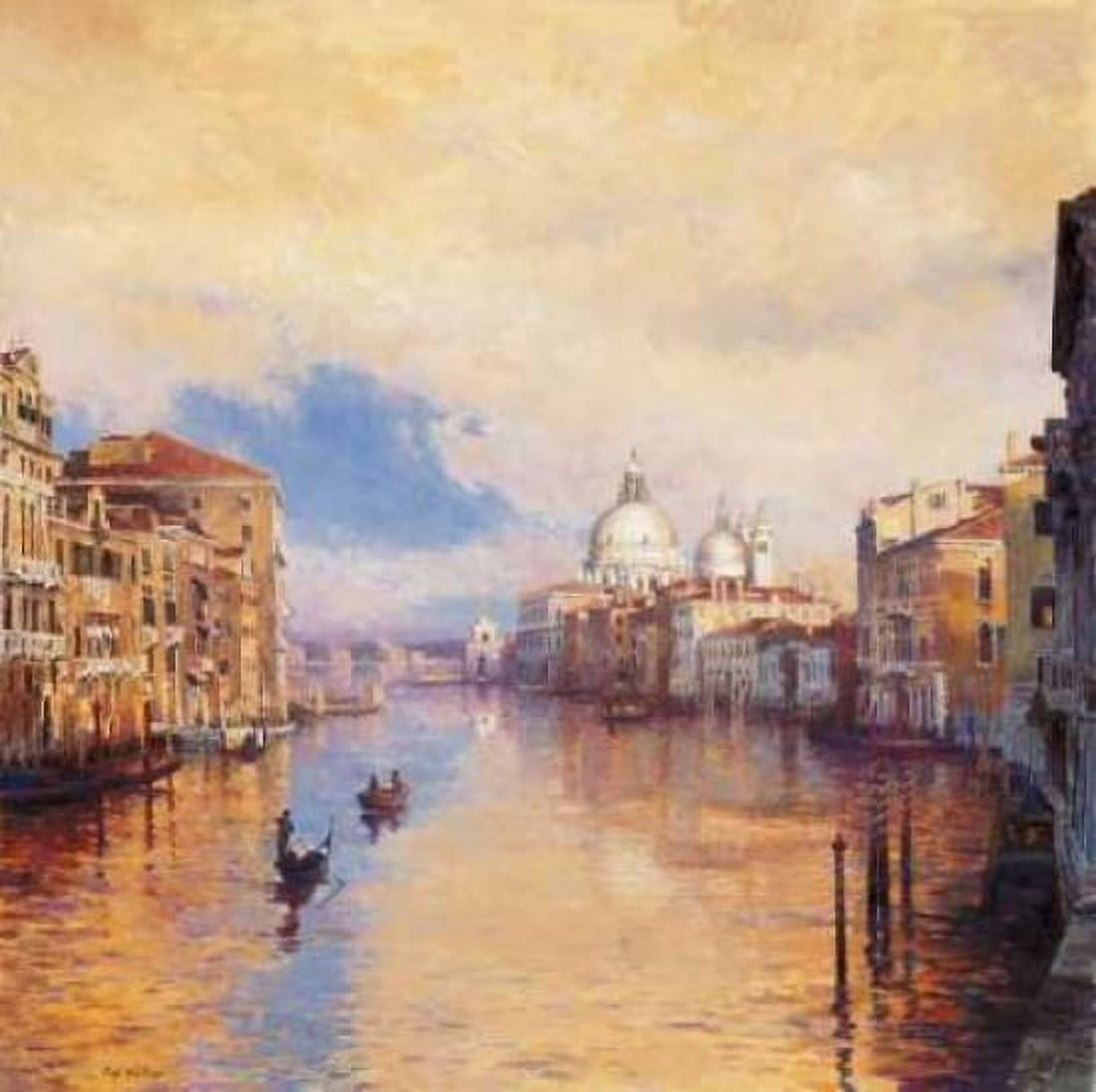 Posterazzi The Grand Canal Canvas Art - Curt Walters (24 x 24)