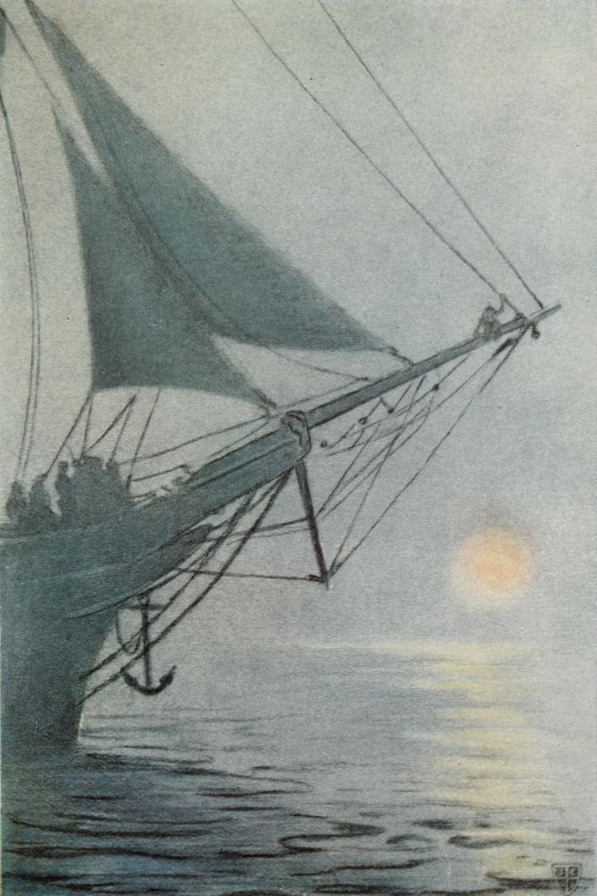 Posterazzi The Great Sea Horse 1909 Something looked like a grinning dwarf Canvas Art - John Elliott (24 x 36)