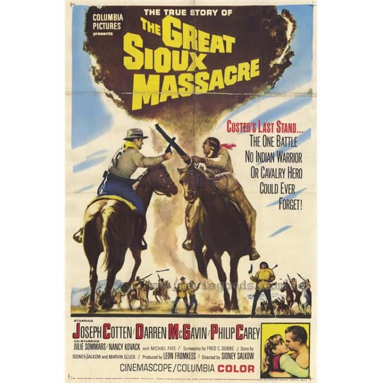 Posterazzi The Great Sioux Massacre Movie Poster - 27 x 40 in ...