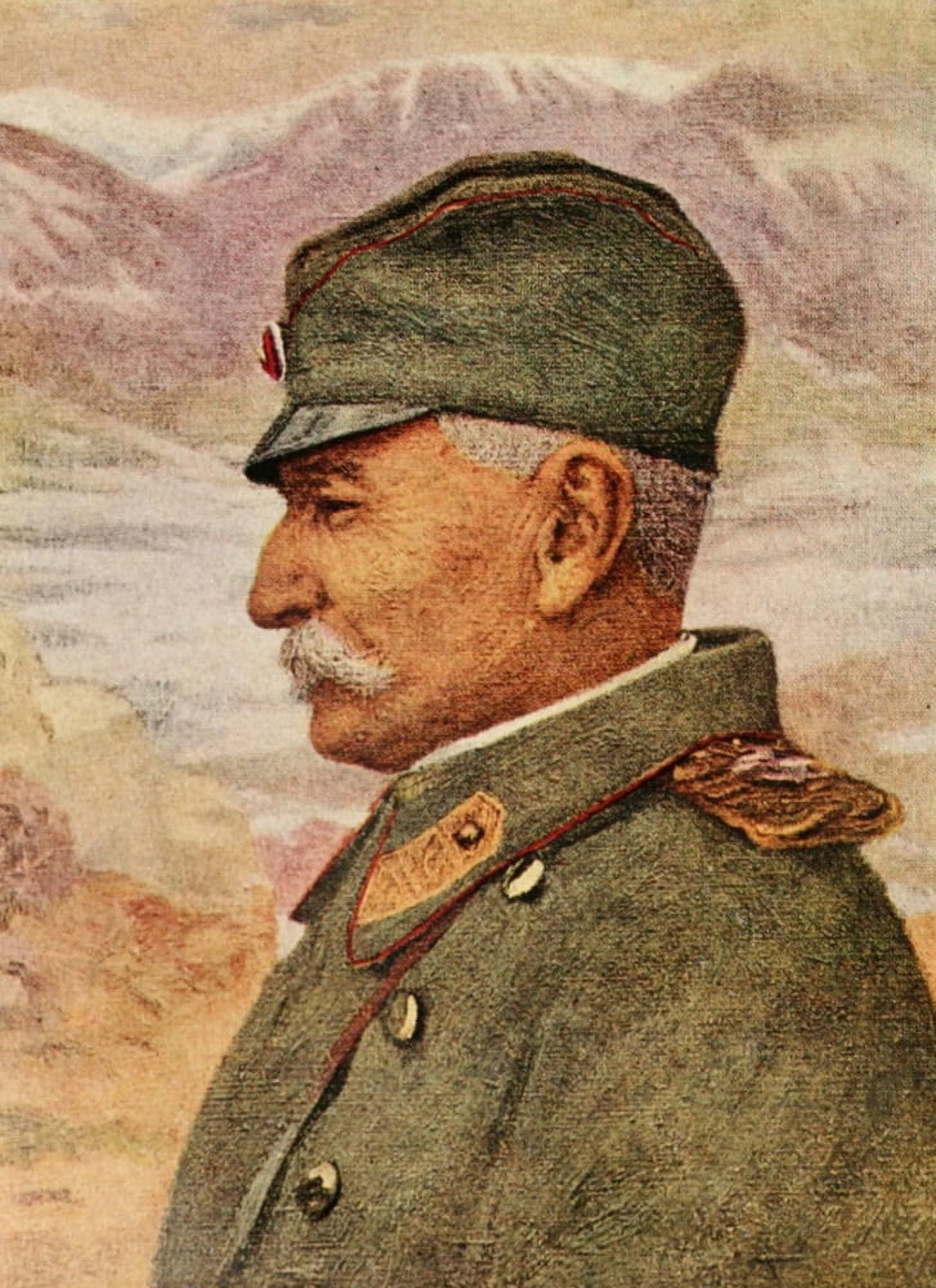Posterazzi The Great War 1917 Peter I King of Serbia Canvas Art - Unknown (24 x 36)