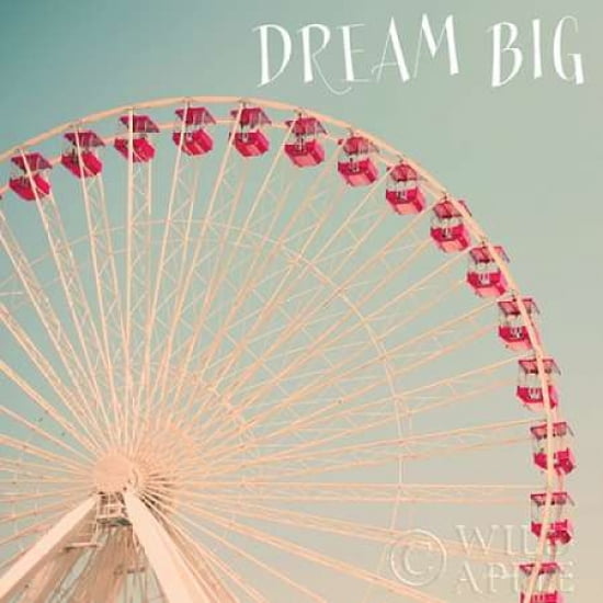 Posterazzi The Great White - Dream Big Canvas Art - Alicia Bock (24 x 24)