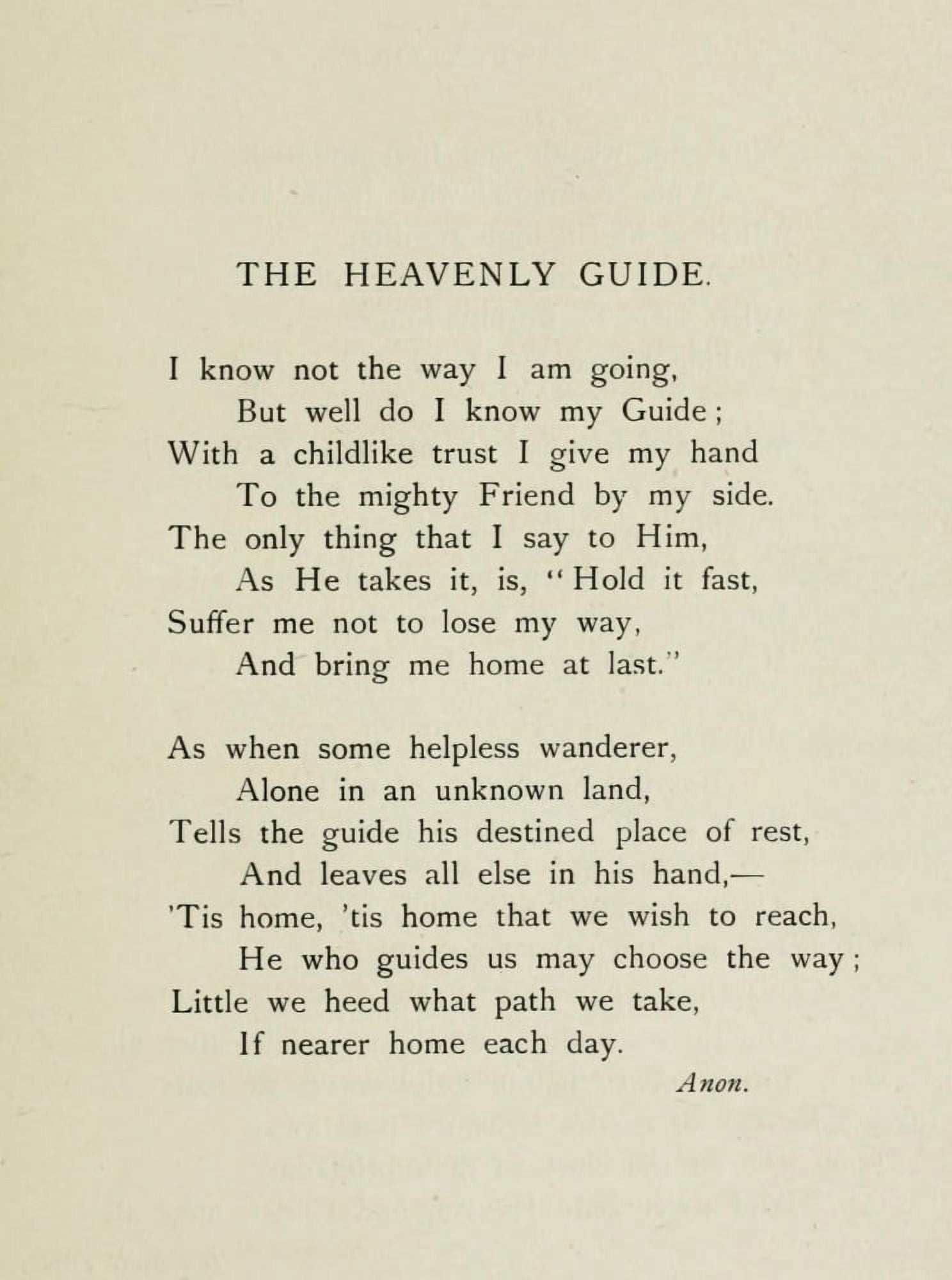 Posterazzi The Heavenly Guide Canvas Art - Unknown (24 x 36)