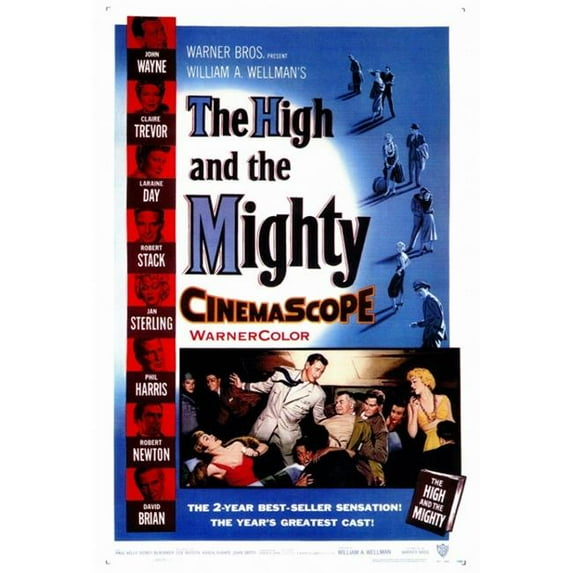 Posterazzi MOVAF1187 The High & the Mighty Movie Poster - 27 x 40 in.