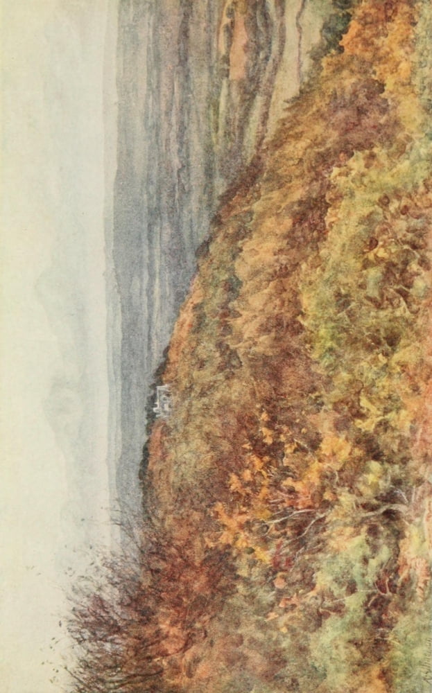 Posterazzi The Homes of Tennyson 1905 Aldworth from Blackdown Canvas Art - Helen Allingham (24 x 36)