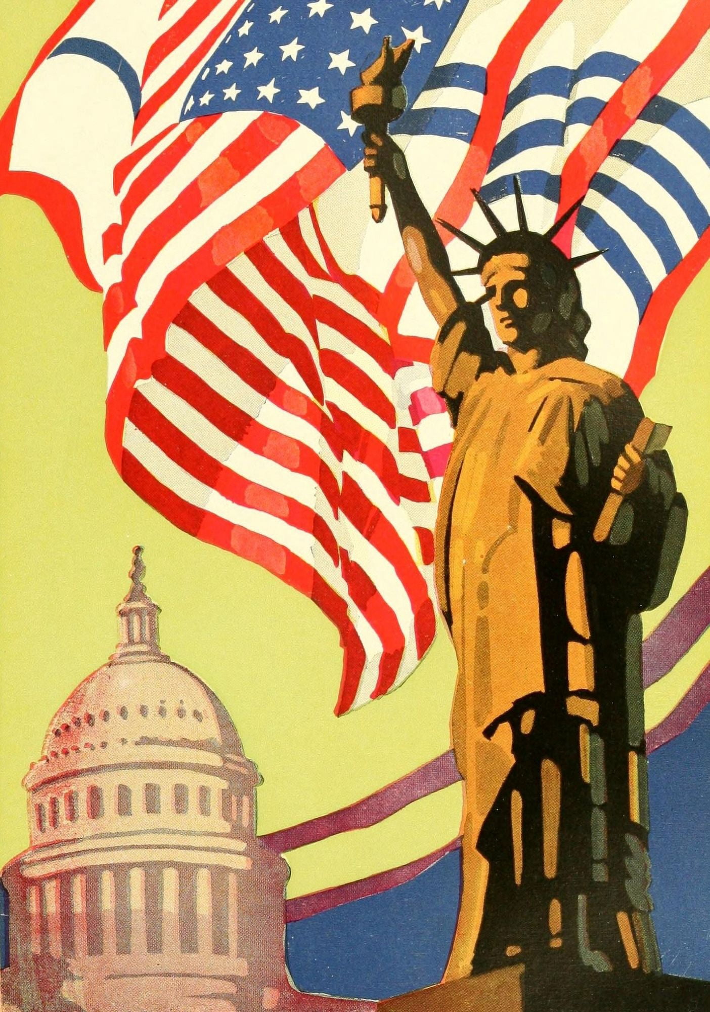 Posterazzi The Honor Roll 1919 Home activities Canvas Art - Unknown (24 x 36)