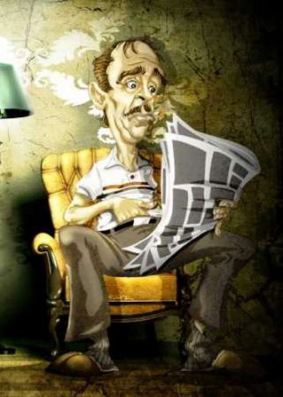Posterazzi The Husband Canvas Art - A - Perez Alvez (18 x 24)