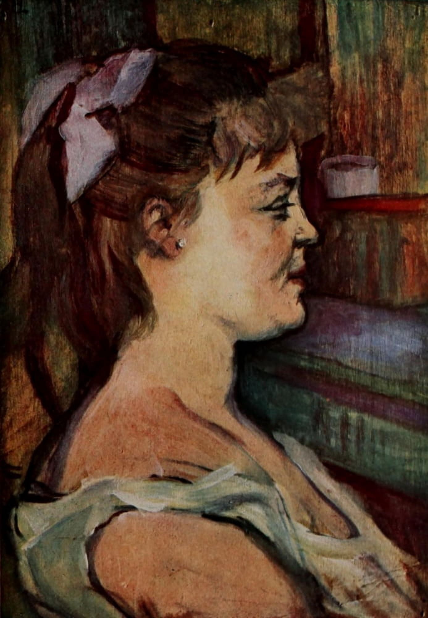 Posterazzi The Inmate of the Brothel Canvas Art - H de Toulouse-Lautrec (24 x 36)