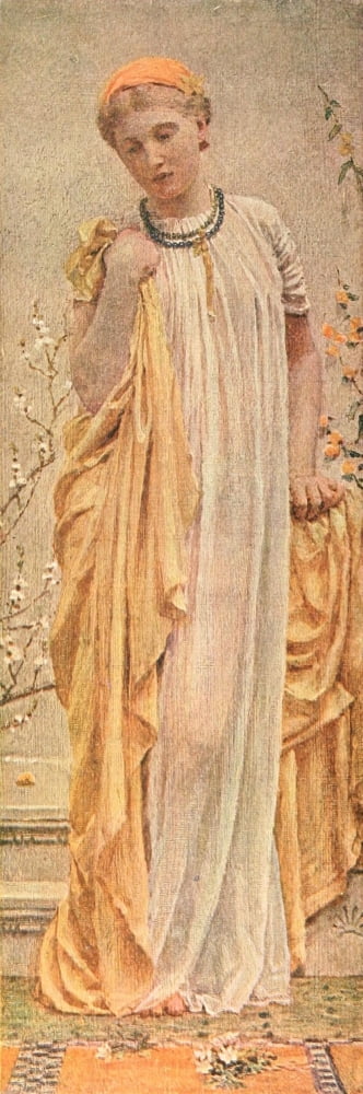 Posterazzi The International Studio 1904 The Thinker Canvas Art - Albert Moore (24 x 36)