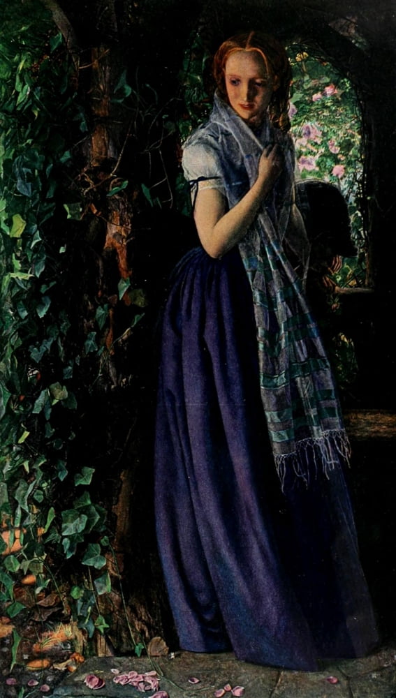 Posterazzi The International Studio 1909 April Love Canvas Art - Arthur Hughes (24 x 36)