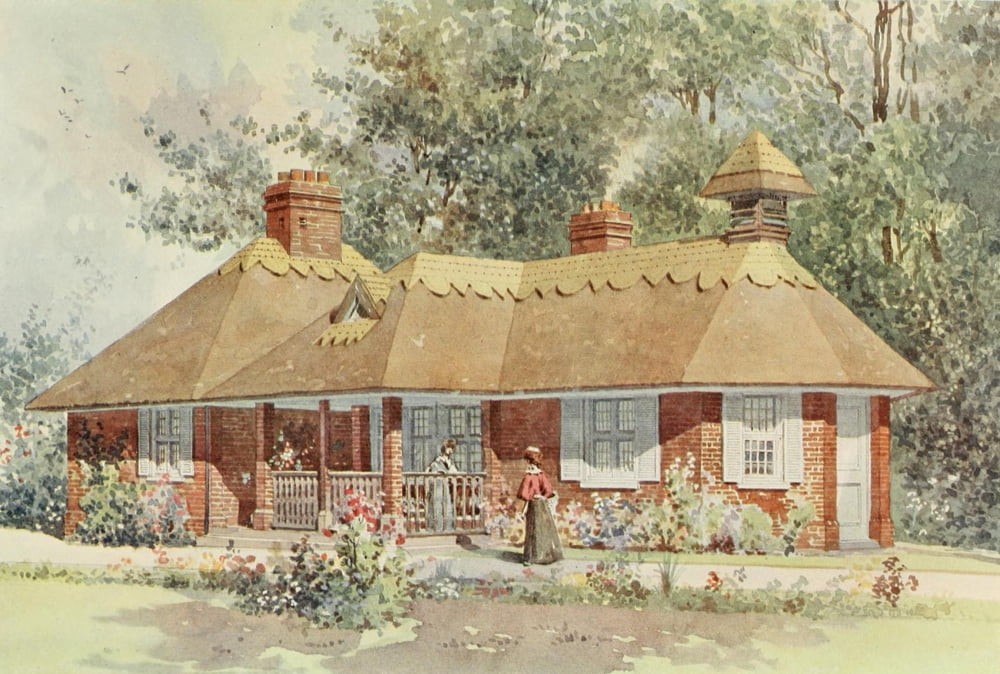 Posterazzi The International Studio 1909 Dairy Cottage on Canwell Hall Estate Staffs Canvas Art - Unknown (24 x 36)