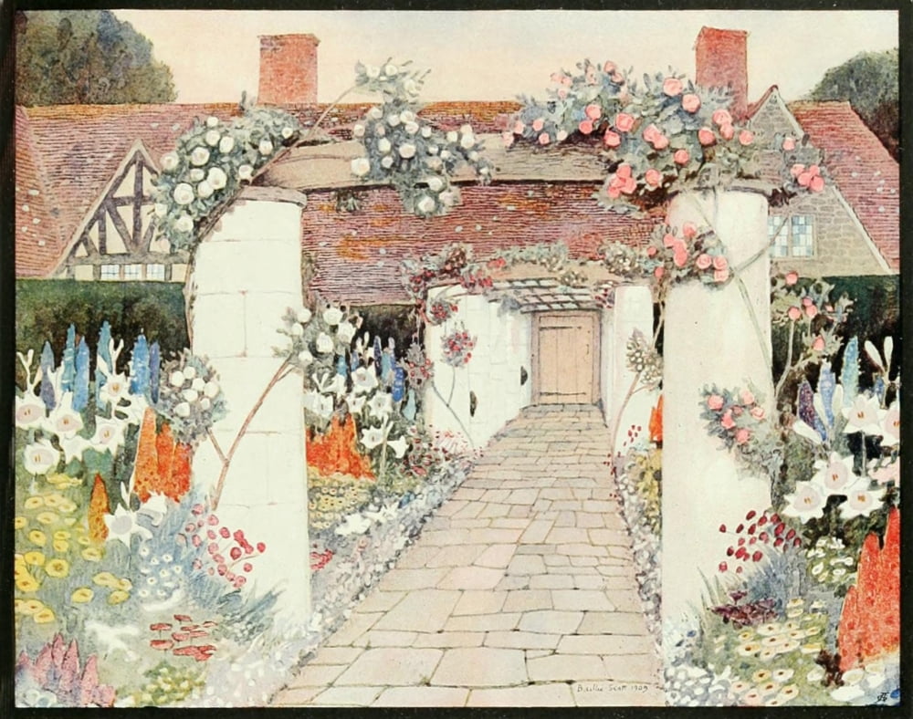 Posterazzi The International Studio 1909 Proposed house at Guildford Surrey Canvas Art - Unknown (24 x 36)