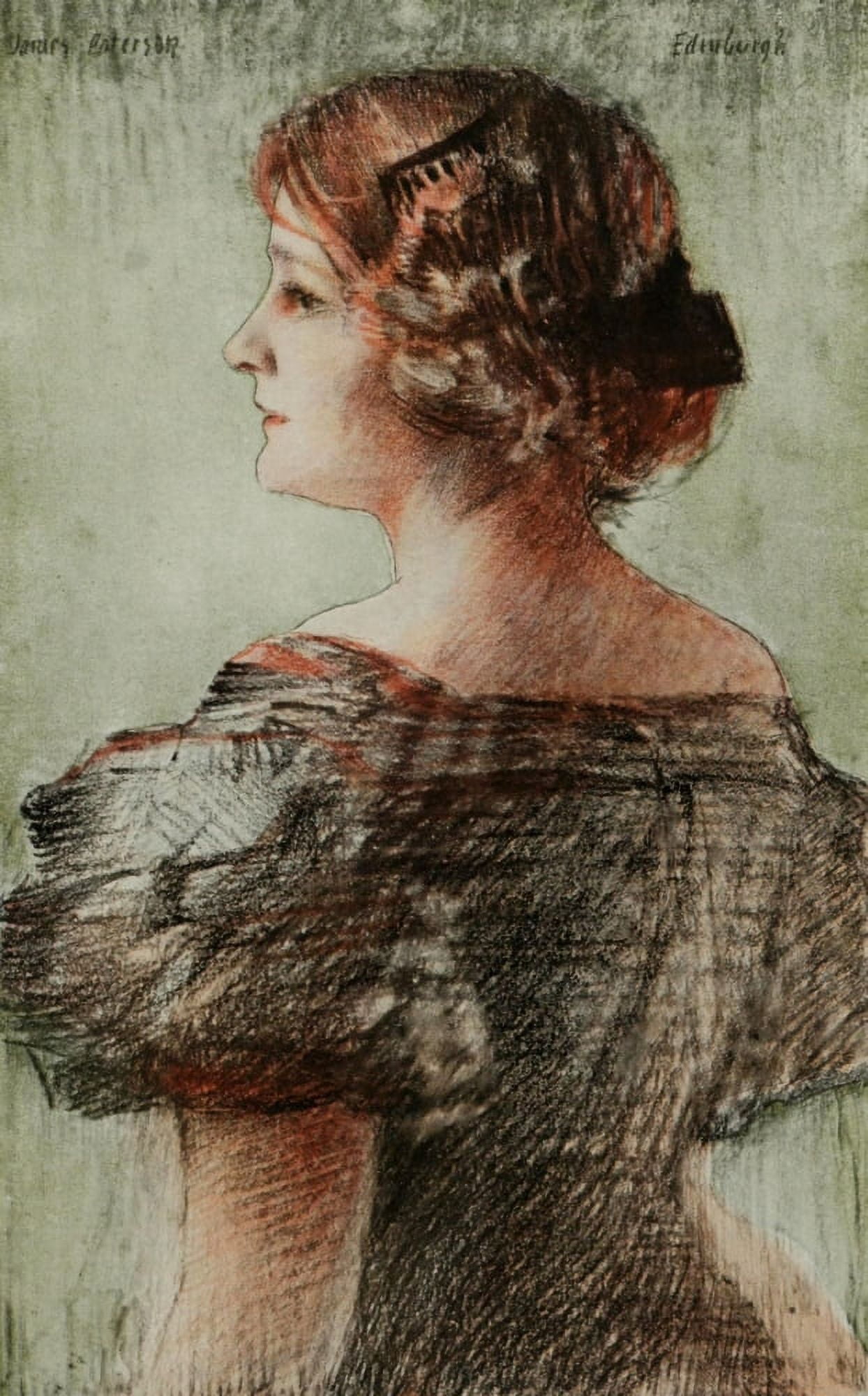 Posterazzi The International Studio 1911 Madeleine Canvas Art - James Paterson (24 x 36)